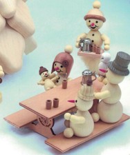 Wagner Tischgarnitur, Biertisch, Neuheit 2021, ca.4,5cm hoch, echt Erzgebirge