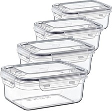 4er-Set Frischhaltedosen mit