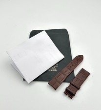 Original Piaget Lederarmband, Krokodilleder Braun, inkl. Rechnung - 20/18 mm