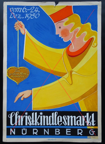 Christkind orig plakat - orig., plakat-