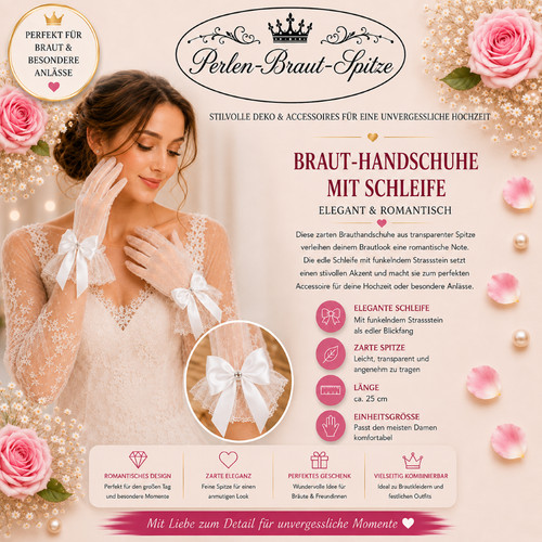 Brauthandschuhe braut spitze - brauthandschuhe,