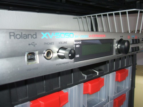Roland xv5050 synthesizer rack - roland,