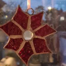 Fensterdeko: Weihnachtsstern