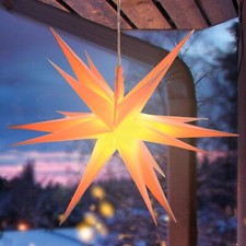 esotec Solar Leuchtstern Ø35cm für außen Weihnachtsstern Weihnachts-Deko 102573