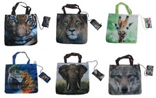 1 Einkaufstasche Wildtiere Einkaufstaschen Falttaschen Stofftasche Stofftaschen 