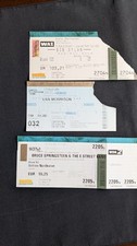 Bruce Springsteen 2003/ Bob Dylan 2002/Van Morrison 1998: 3 benutzte Tickets