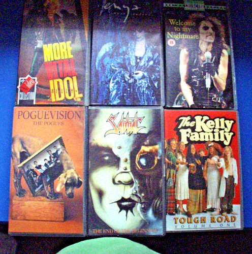 Musik vhs cassetten - 6, vhs-cassetten