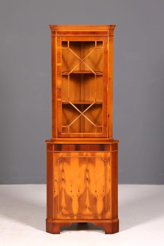 Englische eckvitrine eibe - englische,