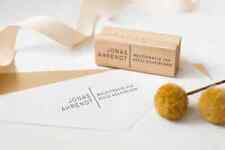 Adressstempel, Textstempel mit