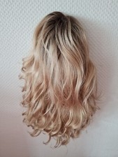 Perücke blond, Locken, lang