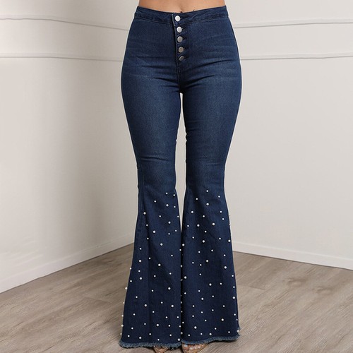 Damen schlaghose hose - schlaghose, jeans