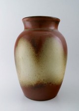 B&G, Bing & Grondahl, vermutlich Valdemar Pedersen Steinzeug Vase.