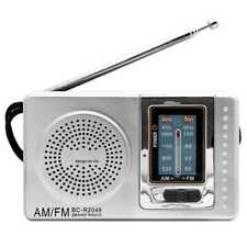 Tragbarer Mini Radio 2 Band Taschenradio Reiseradio Mobil FM/AM Retro BC-R2048