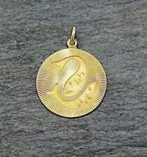 333/- 8KT Gelbgold Anhänger, Fische, Sternzeichen, guter Zustand