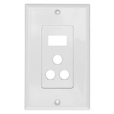 3RCA Wall Plate HD Multimedia