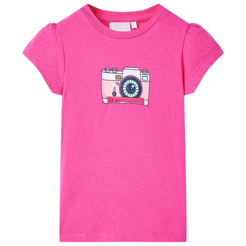 Kinder shirt dunkelrosa - t-shirt,