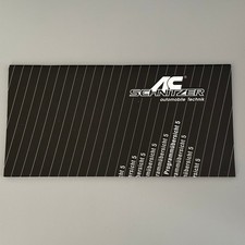 AC Schnitzer BMW Prospekt Prospekt Produktkatalog Nr.5 1992 E30 E36 E34 E32
