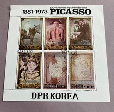 Bogen Pablo Picasso Maler 1982
