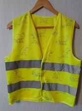 Warnweste mit Dinosaurier ca 4-7 Jahre