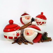 Schneemann Kugel Plätzchendose Keksdose Gebäckdose Weihnachten Tischdeko