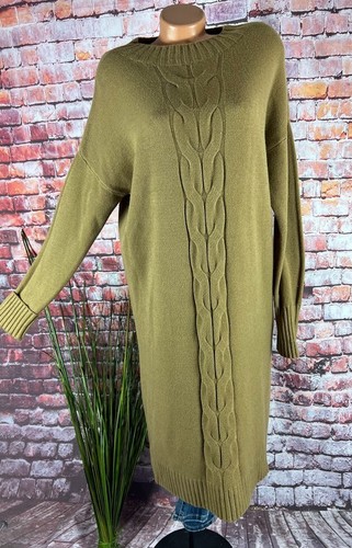 Langes strick kleid - strick,