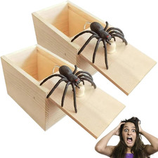 2 Stück Spinne Streich Box