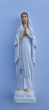 Statue Madonna Lourdes Aus Marmor Harz 60 CM Handgefertigt In Italien