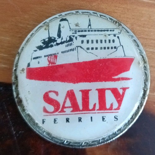 Vintage sally ferries pin - vintage,