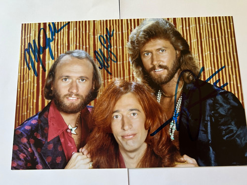 Autogramm bee gees - gees, orginal