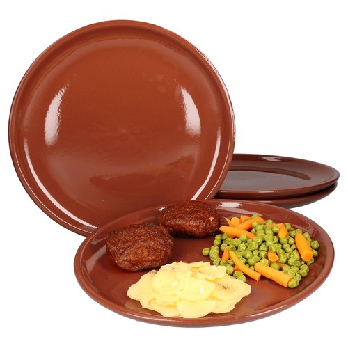 4er set ton speiseteller - 4er,