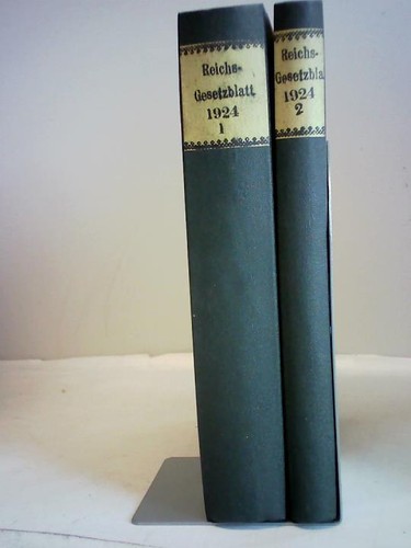 Reichs gesetzblatt 1924 - reichs-,