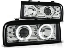 Angel Eyes Scheinwerfer Set für Volkswagen Corrado BJ 88-95 Chrom