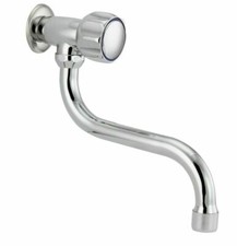 Wandventil Einhand Wasserhahn Gäste Bad Kaltwasser Armatur Retrodesign