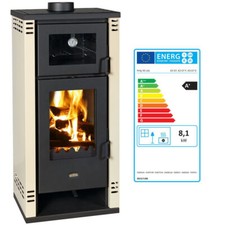 EEK A+ Kaminofen mit Backfach