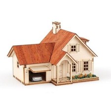 YoungModeler / Mini Provence House / Self-Assembly Craft Wooden Model Kit