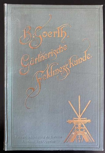 Gärtnerische feldmesskunde - gärtnerische,