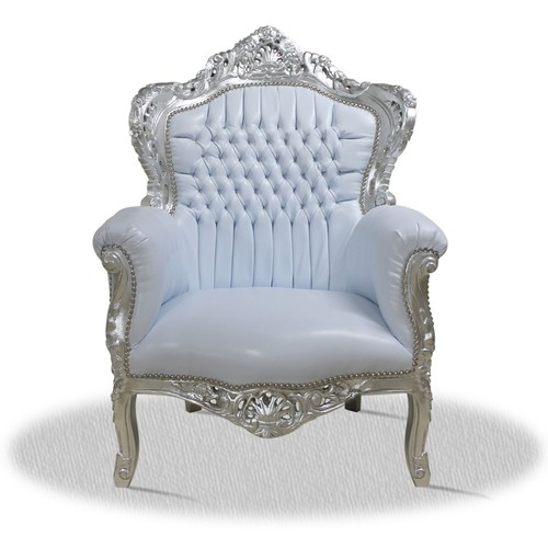 Barock sessel kunstleder - barock,