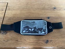 Lauftasche Bauchtasche Jogging Sport Laufen Wasserdicht Handytasche Schwarz