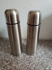 2 Thermosflasche Edelstahl Thermoskanne je 0,5 l