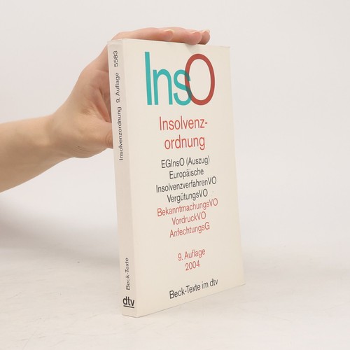 Insolvenzordnung -  , | 