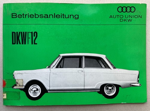Dkw f12 betriebsanleitung - ,