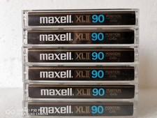 6x Maxell XLII-90 Bespielt, Beschriftet