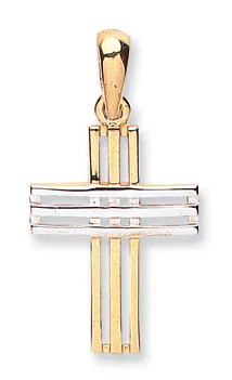 Kreuz anhänger gelb und - anhänger, 9