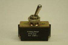 Marquardt Kippschalter 2xEin 6A 250V 0170.030 Metall Stabil Vintage 8 Stück