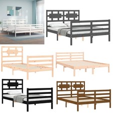 Holzbett Massivholzbett mit