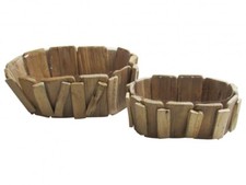 2er Set Pflanze Schale Topf