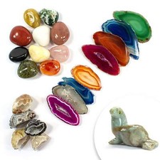 24 gemischte Achate und