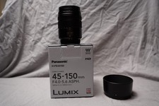 Panasonic Lumix G Vario 45-150 mm F/4-5.6 Aspherical Mega O.I.S. AF Objektiv...
