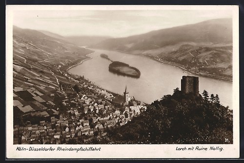 Ansichtskarte lorch rhein - lorch,