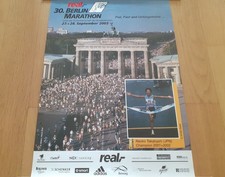 Altes Poster, 30 Berlin Marathon, 2003